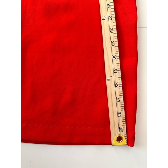 BCBG MaxAzria Sleeveless Halter Shift Dress Party Cocktail Poppy Red Size XXS - Picture 7 of 7